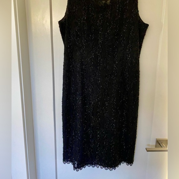 Vintage Vanessa Stevens Black Beaded Dress - Picture 5 of 5